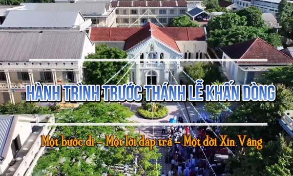 Hành trình trước Thánh lễ Khấn Dòng